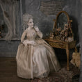Load image into Gallery viewer, Julie Campbell Ghost Grandmother Seated Dollhouse Doll in Period Gown
