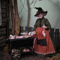 Load image into Gallery viewer, Julie Campbell Dollhouse Doll Witch & Her Spooky Sweets Cart IGMA

