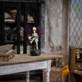 Load image into Gallery viewer, Fairy Skeleton Sculpture Halloween Dollhouse Miniature Shelf Sitter
