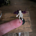Load image into Gallery viewer, Fairy Skeleton Sculpture Halloween Dollhouse Miniature Shelf Sitter
