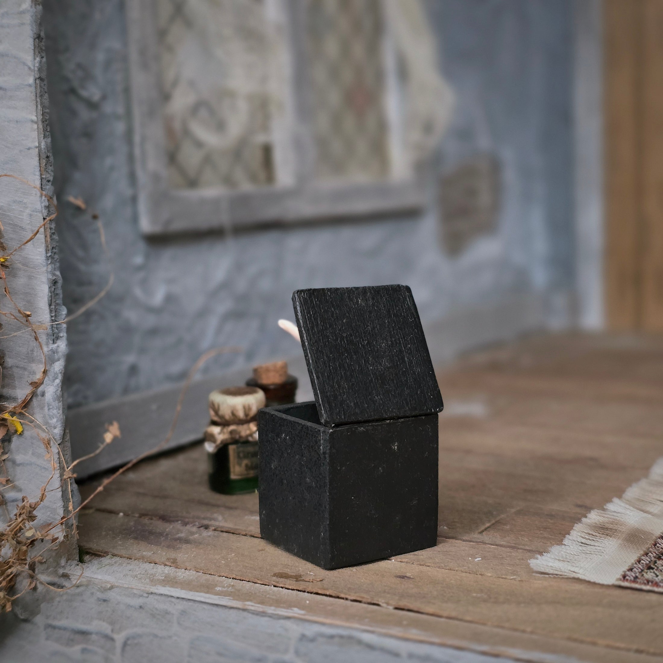 Home Sweet Home Disembodied Hand in Miniature Black Box