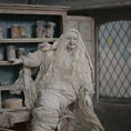 Load image into Gallery viewer, RESERVED RICK The Kitchen Witch Ghost Sculpted Doll & Cabinet Marcia Backstrom OOAK
