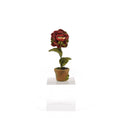 Load image into Gallery viewer, Georgia Marfels Smoking Red Flower Dollhouse Miniature

