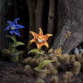Load image into Gallery viewer, Georgia Marfels Orange Potted Tiger Lily Cat Flower Dollhouse Miniature
