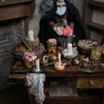Load image into Gallery viewer, Artisan Melted Wax Candles in Assorted Holders Miniature Set of Four
