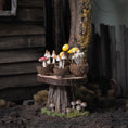 Load image into Gallery viewer, Loredana Tonetti Fall Mushroom Table Fall Halloween Fairy Garden
