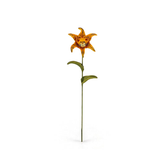 Georgia Marfels Orange Tiger Lily Cat Flower with Orange Eyes