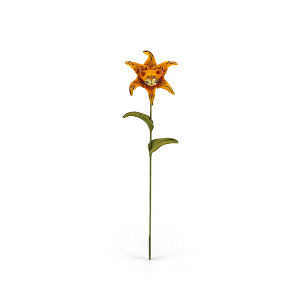 Georgia Marfels Orange Tiger Lily Cat Flower with Orange Eyes