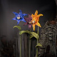Load image into Gallery viewer, Georgia Marfels Orange Tiger Lily Cat Flower with Orange Eyes
