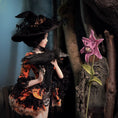 Load image into Gallery viewer, Georgia Marfels Purple-Pink Tiger Lily Cat Flower with Blue Eyes
