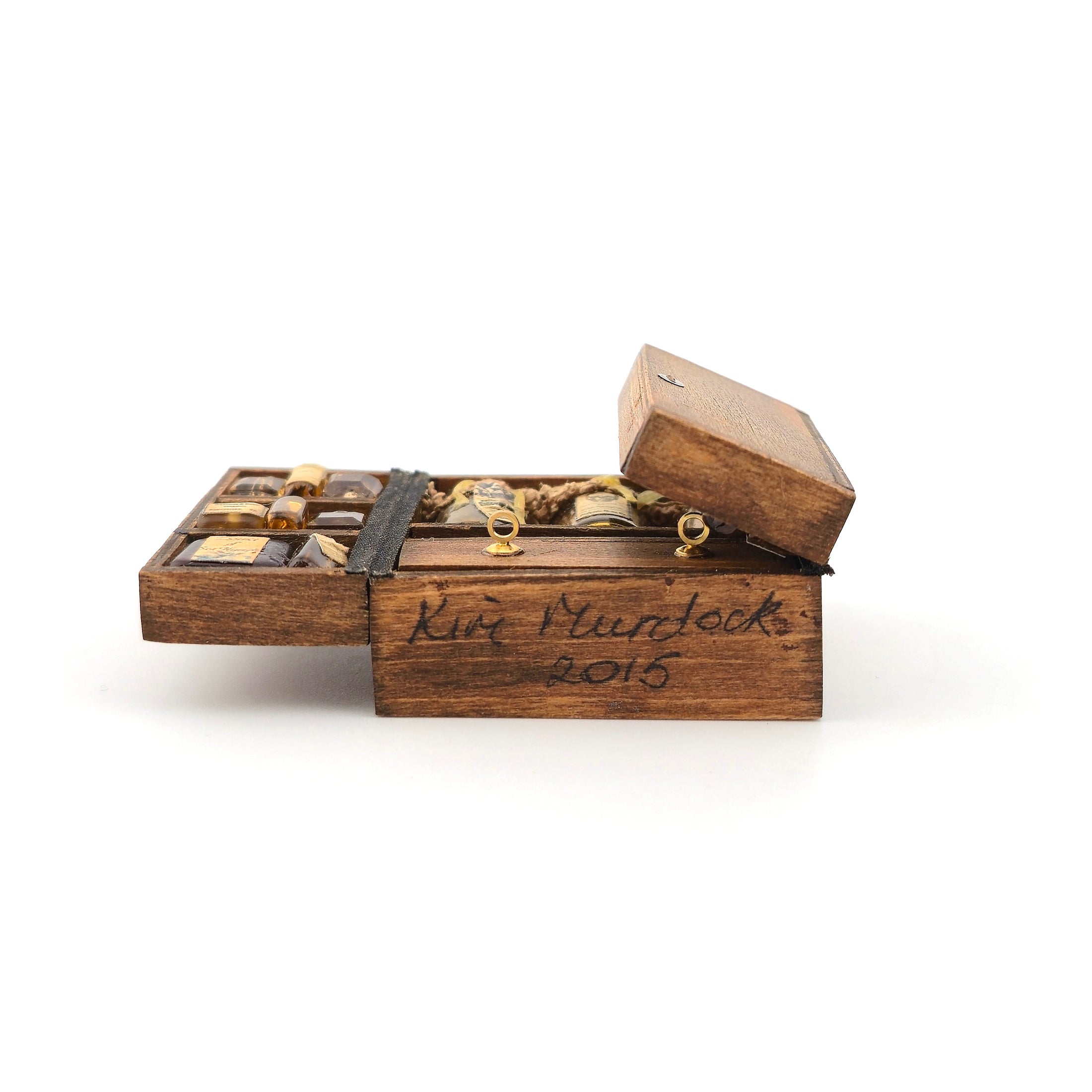 Kim Murdock Doctor’s Traveling Embalming Kit Cabinet Miniature