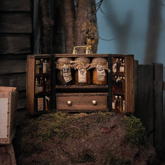 Kim Murdock Doctor’s Traveling Embalming Kit Cabinet Miniature