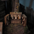 Load image into Gallery viewer, Kim Murdock Doctor’s Traveling Embalming Kit Cabinet Miniature
