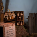 Load image into Gallery viewer, Kim Murdock Doctor’s Traveling Embalming Kit Cabinet Miniature
