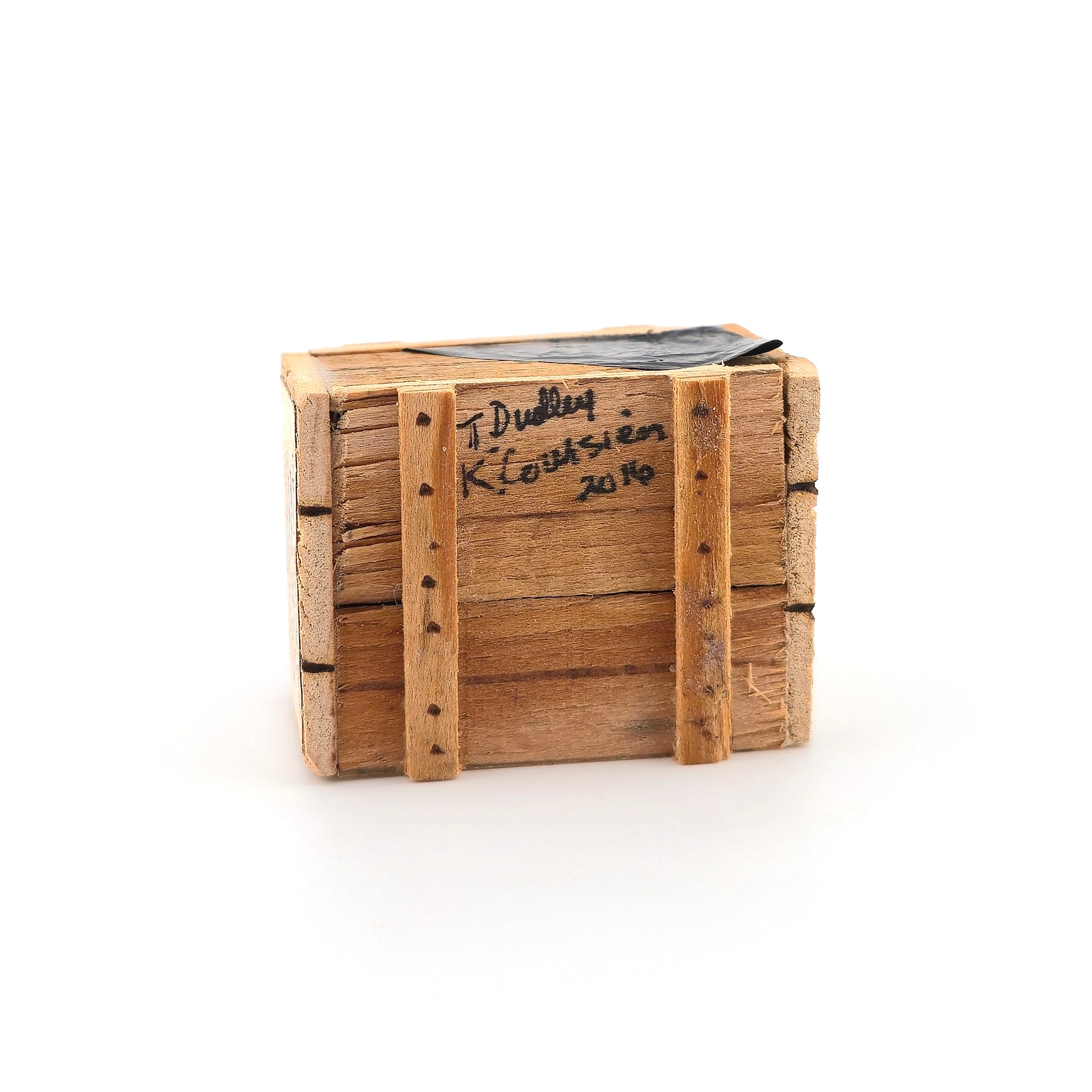 City Morgue Body Bags Crate Dollhouse Miniature