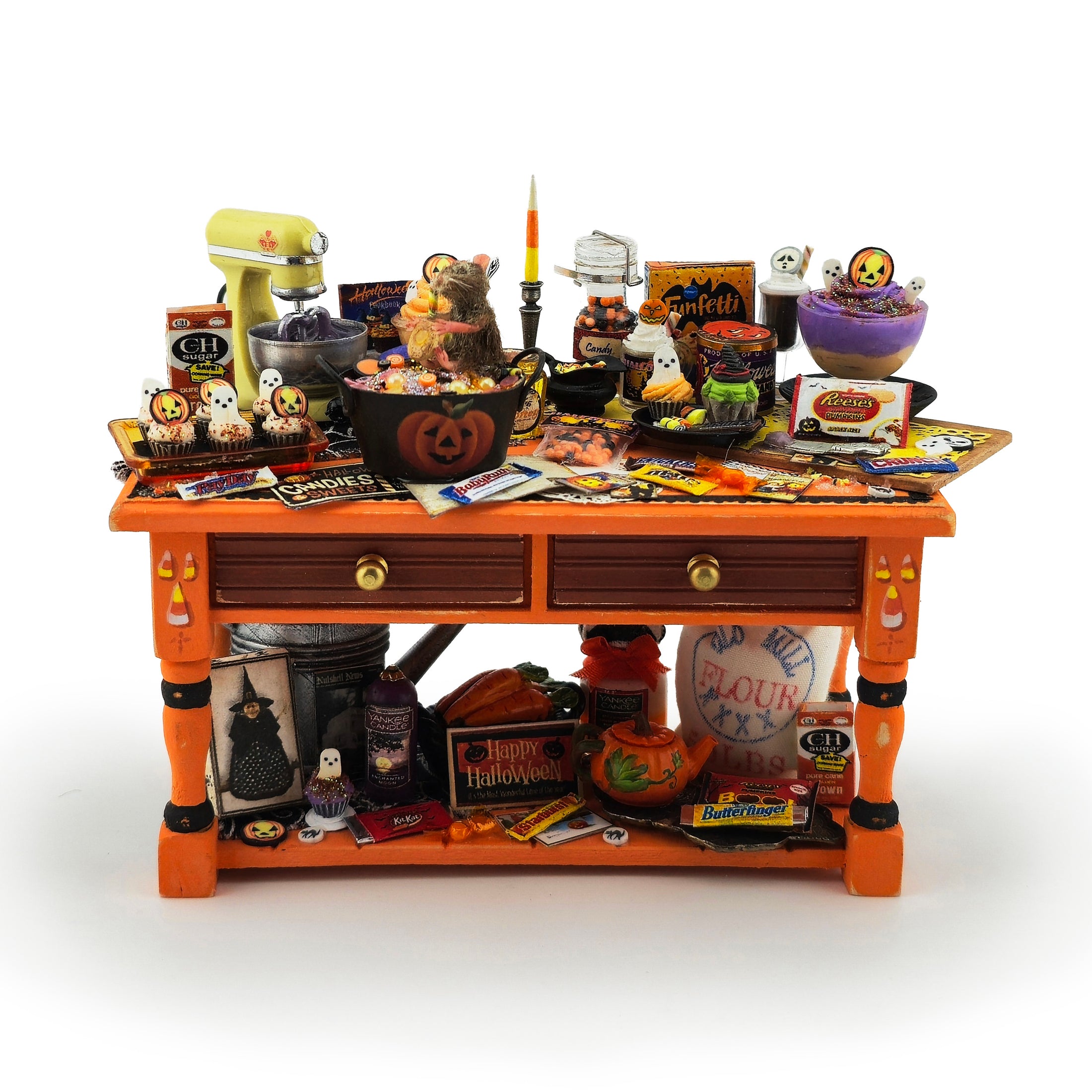 Halloween Treat Table Vignette by Bridget McCarty