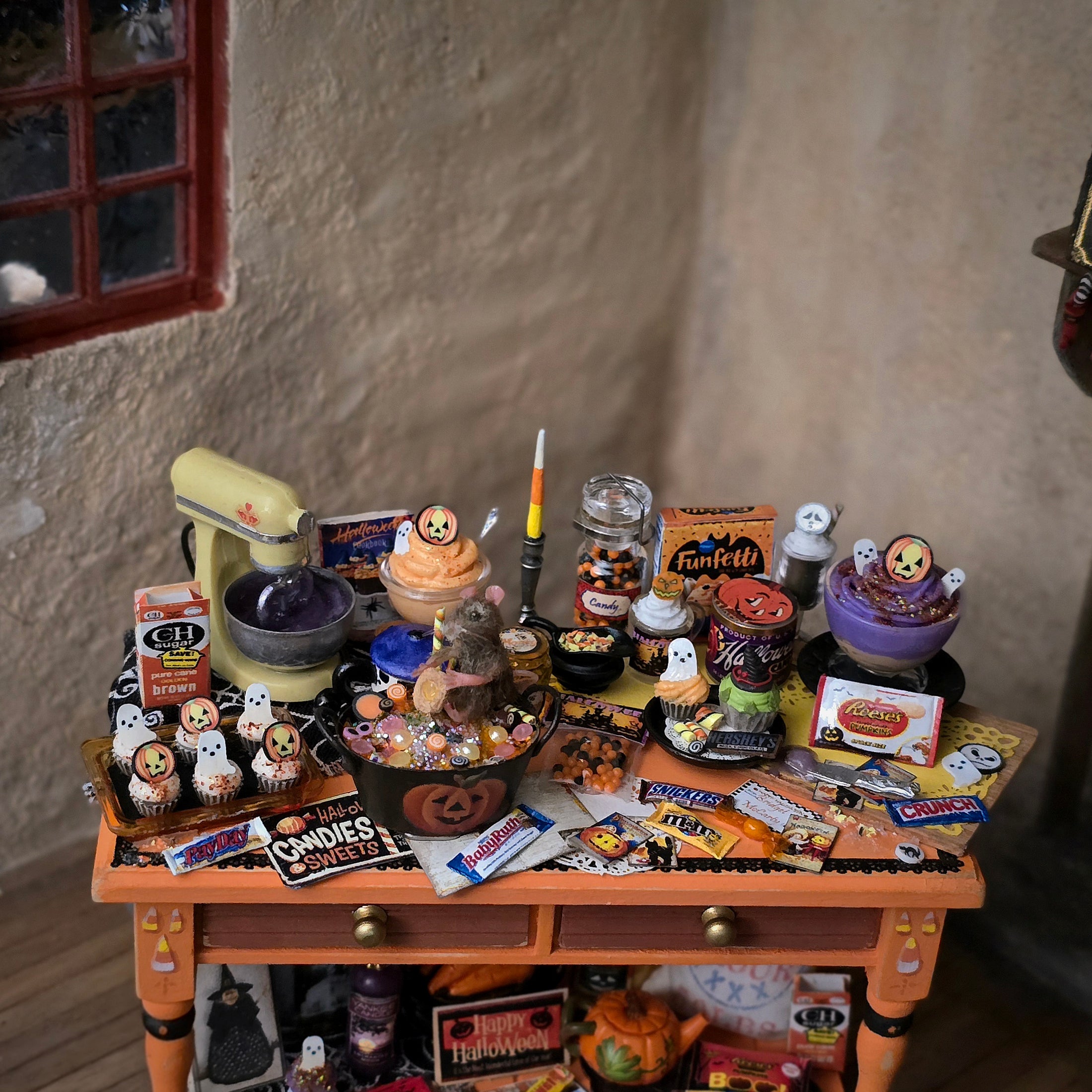 Halloween Treat Table Vignette by Bridget McCarty