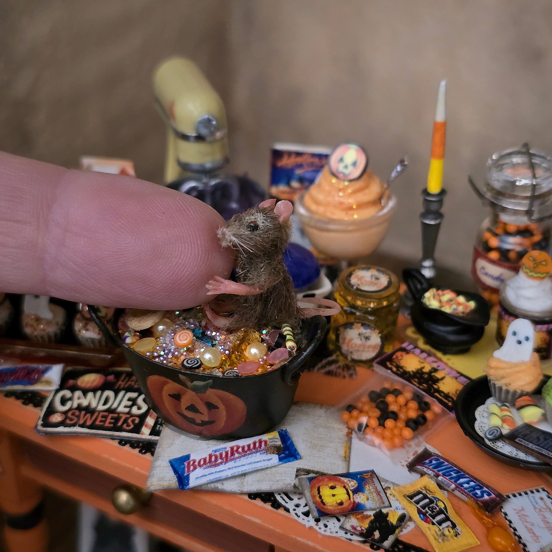 Halloween Treat Table Vignette by Bridget McCarty