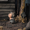 Load image into Gallery viewer, Witchy Field Mouse Character with Teddy Bear by Aleah Klay
