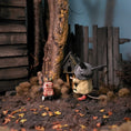 Load image into Gallery viewer, Witch Mouse Character Doll with Traveling Cart by Aleah Klay

