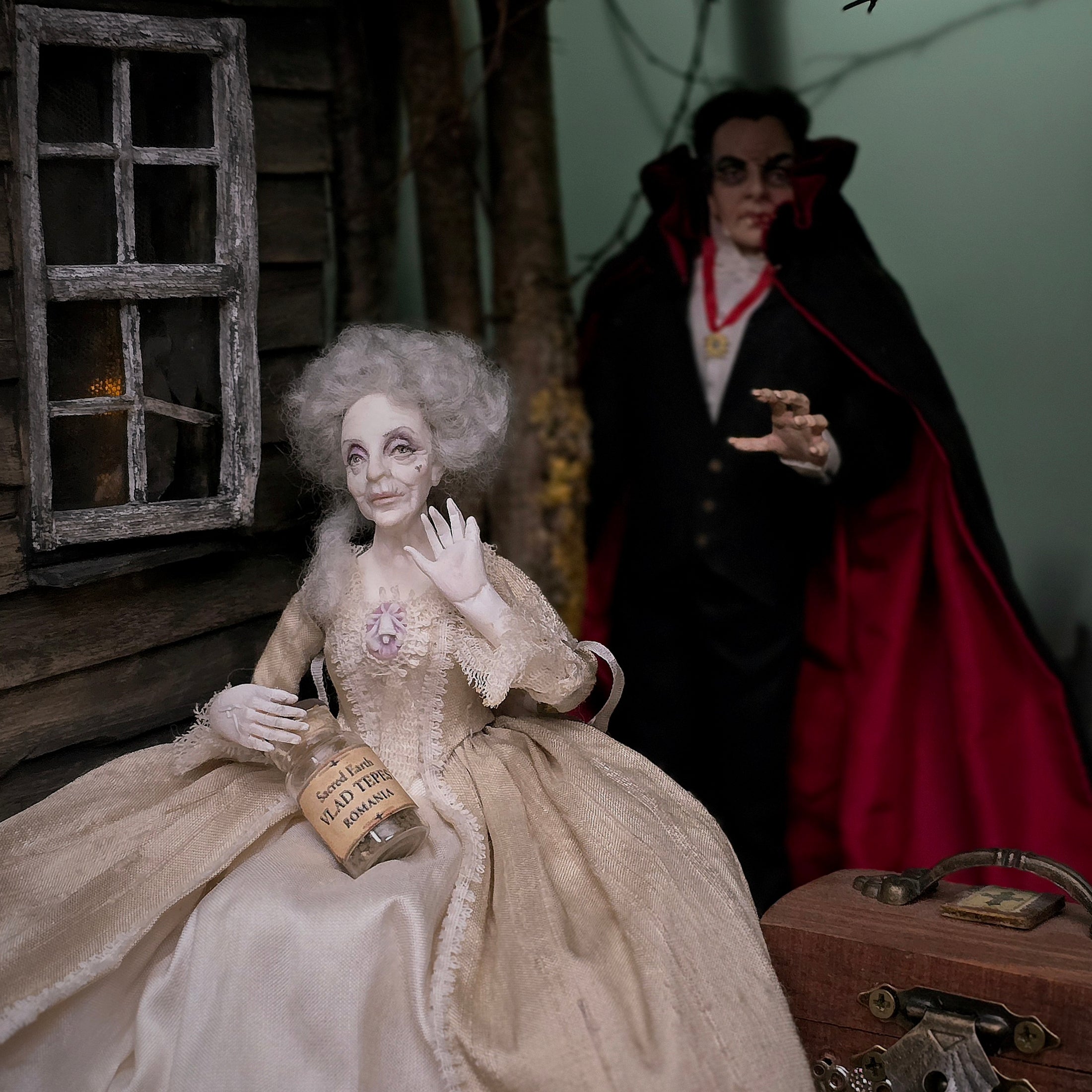 Count Dracula OOAK Original Sculpted Doll by Marcia Backstrom