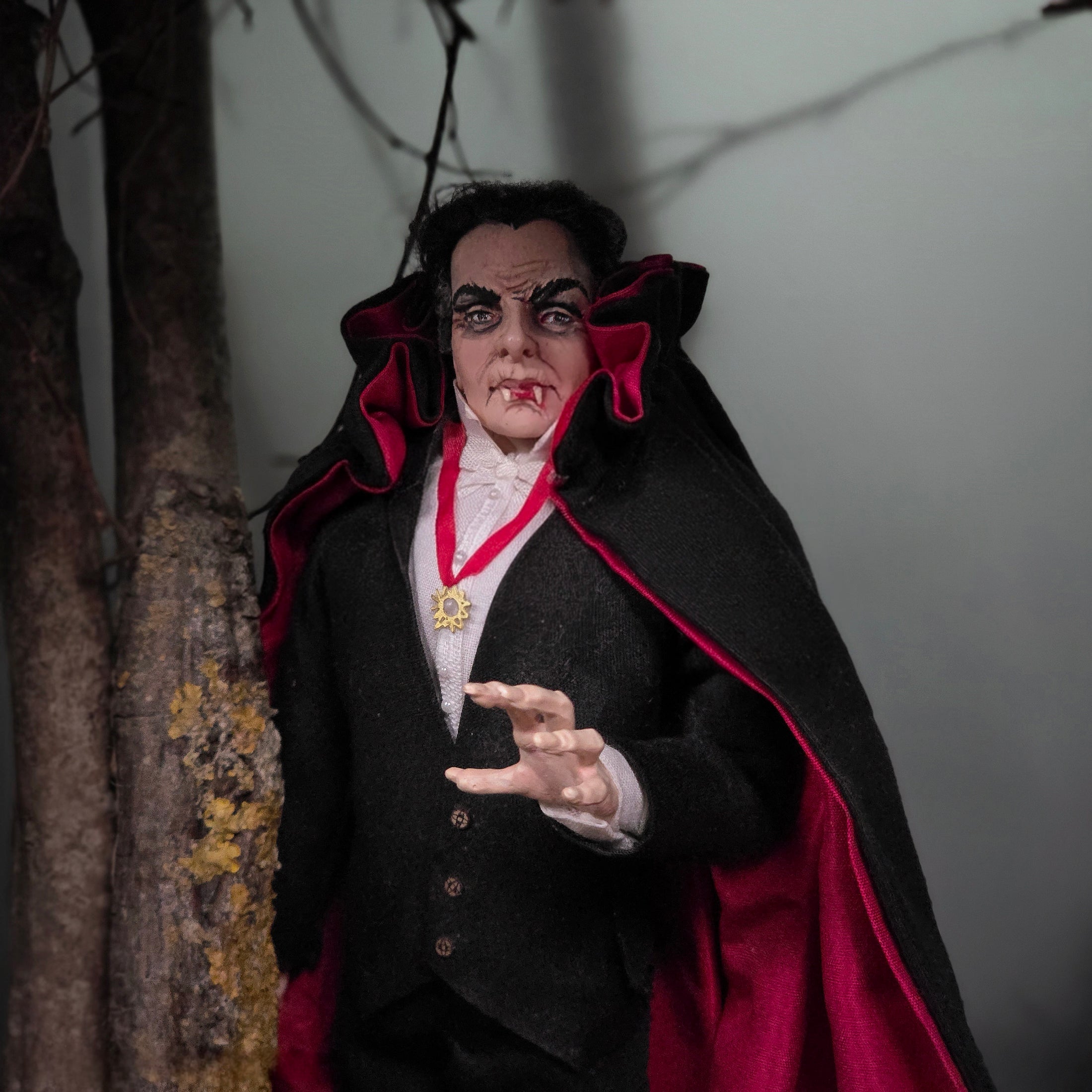 Count Dracula OOAK Original Sculpted Doll by Marcia Backstrom