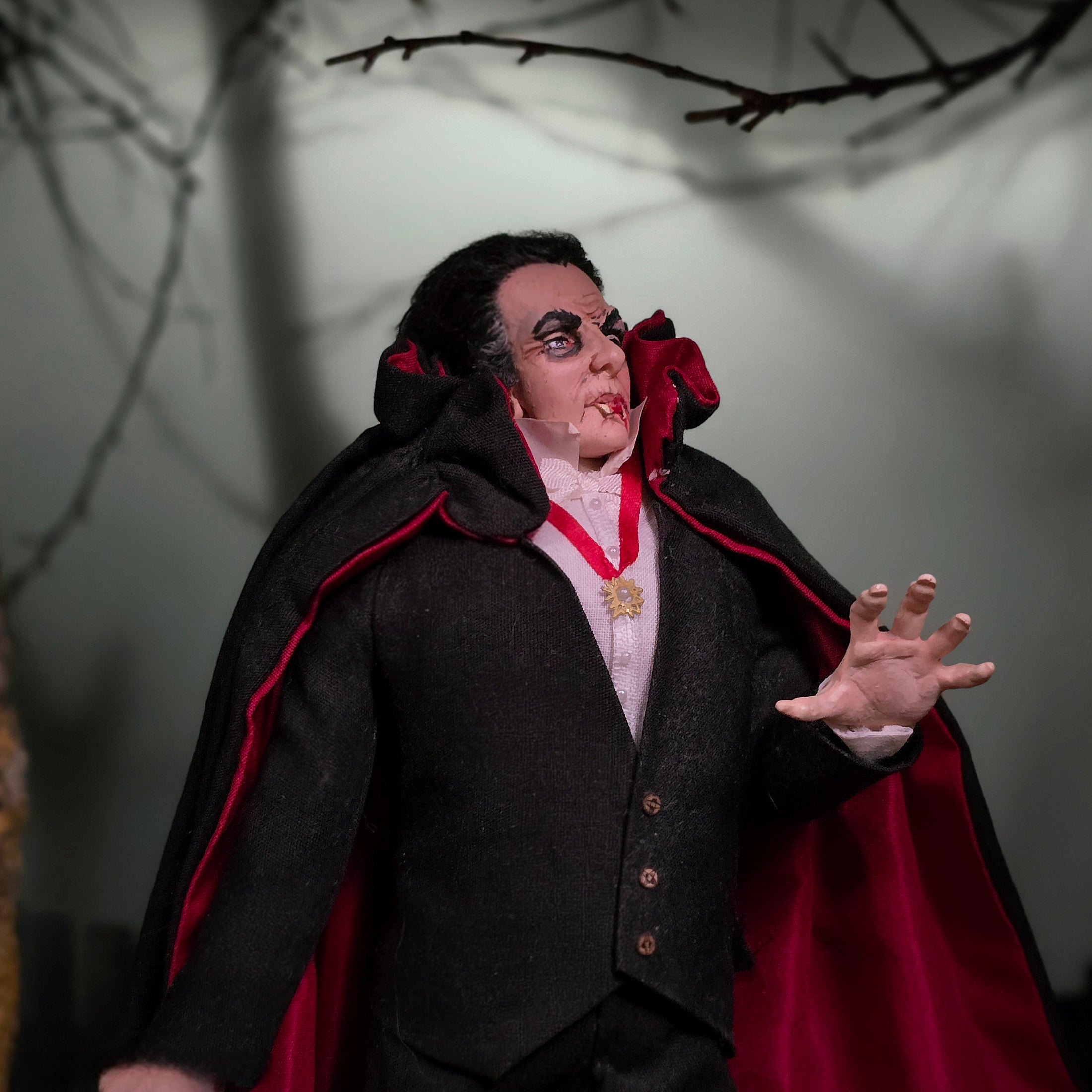 Count Dracula OOAK Original Sculpted Doll by Marcia Backstrom