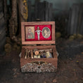 Load image into Gallery viewer, Miniature Vampire Hunting Chest with Artisan Accessories
