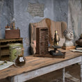Load image into Gallery viewer, Antique-Style Microscope & Blood Specimen Slide Miniature Collection
