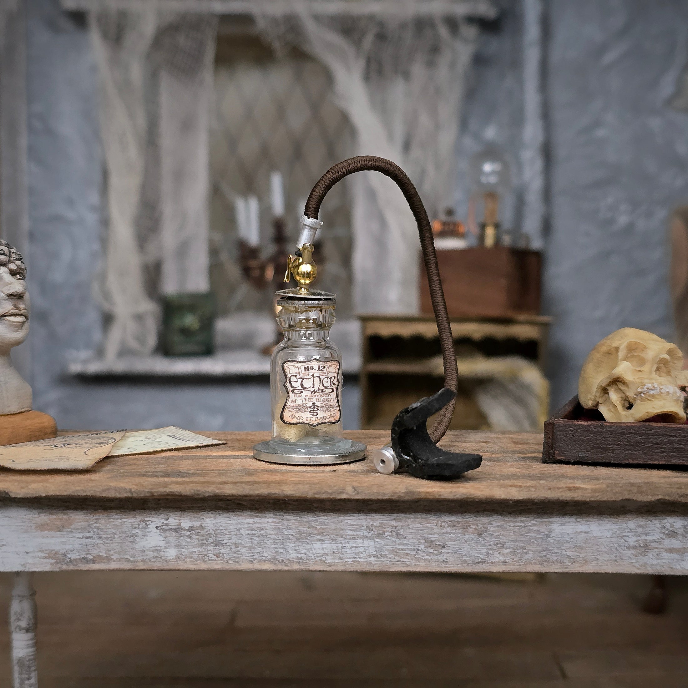 Miniature Ether Anesthesia Apparatus by Coursien and Dudley