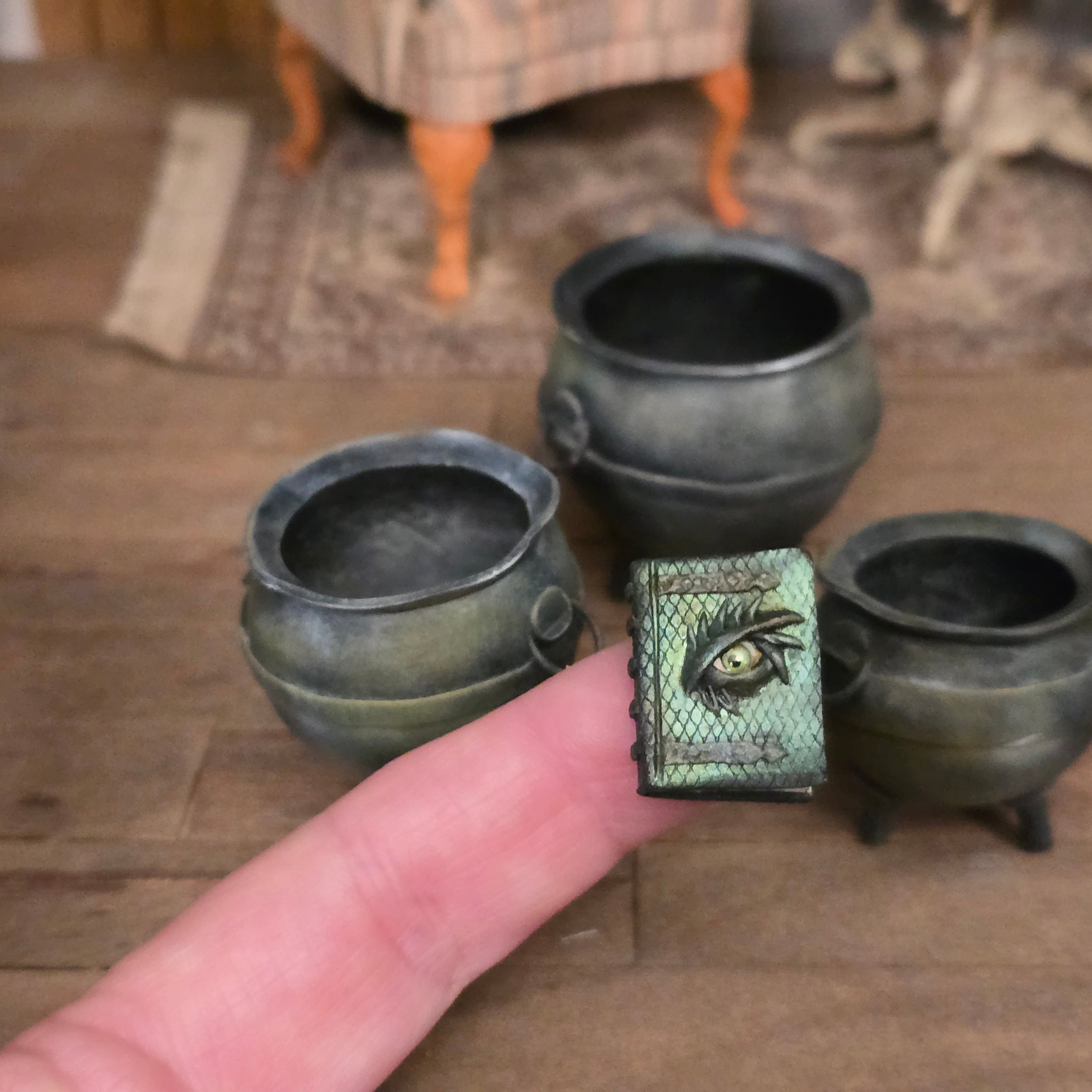 Georgia Marfels Dragon Eye Book Dollhouse Miniature in 1:12 Scale