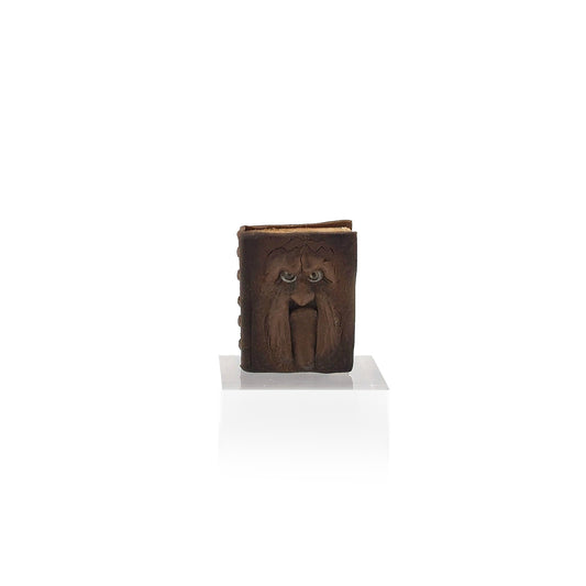 Georgia Marfels Grumpy Face Book Dollhouse Miniature in 1:12 Scale