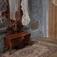 Load image into Gallery viewer, Cristina Noriega Hand-Carved Art Nouveau Fairy Mirror in 1:12 Scale
