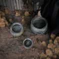 Load image into Gallery viewer, Georgia Marfels Clay Halloween Cauldron Trio Dollhouse Miniatures

