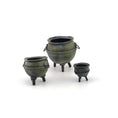 Load image into Gallery viewer, Georgia Marfels Hand-Sculpted Witch's Cauldron Set in 1:12 Scale
