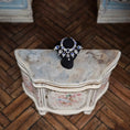 Load image into Gallery viewer, Sun Lemmens Sapphire Blue Rhinestone & Pearl Wearable Necklace
