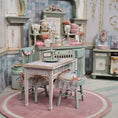 Load image into Gallery viewer, Aida Pravia Hand-Painted Shabby Chic Romantic Kitchen Furniture Set
