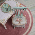 Load image into Gallery viewer, Aida Pravia Hand-Painted Shabby Chic Romantic Kitchen Furniture Set
