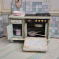 Load image into Gallery viewer, Aida Pravia Hand-Painted Shabby Chic Romantic Kitchen Furniture Set
