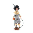 Load image into Gallery viewer, CosyDolls Sad, Moody Circus Clown Dollhouse Doll with Ball & Hoop
