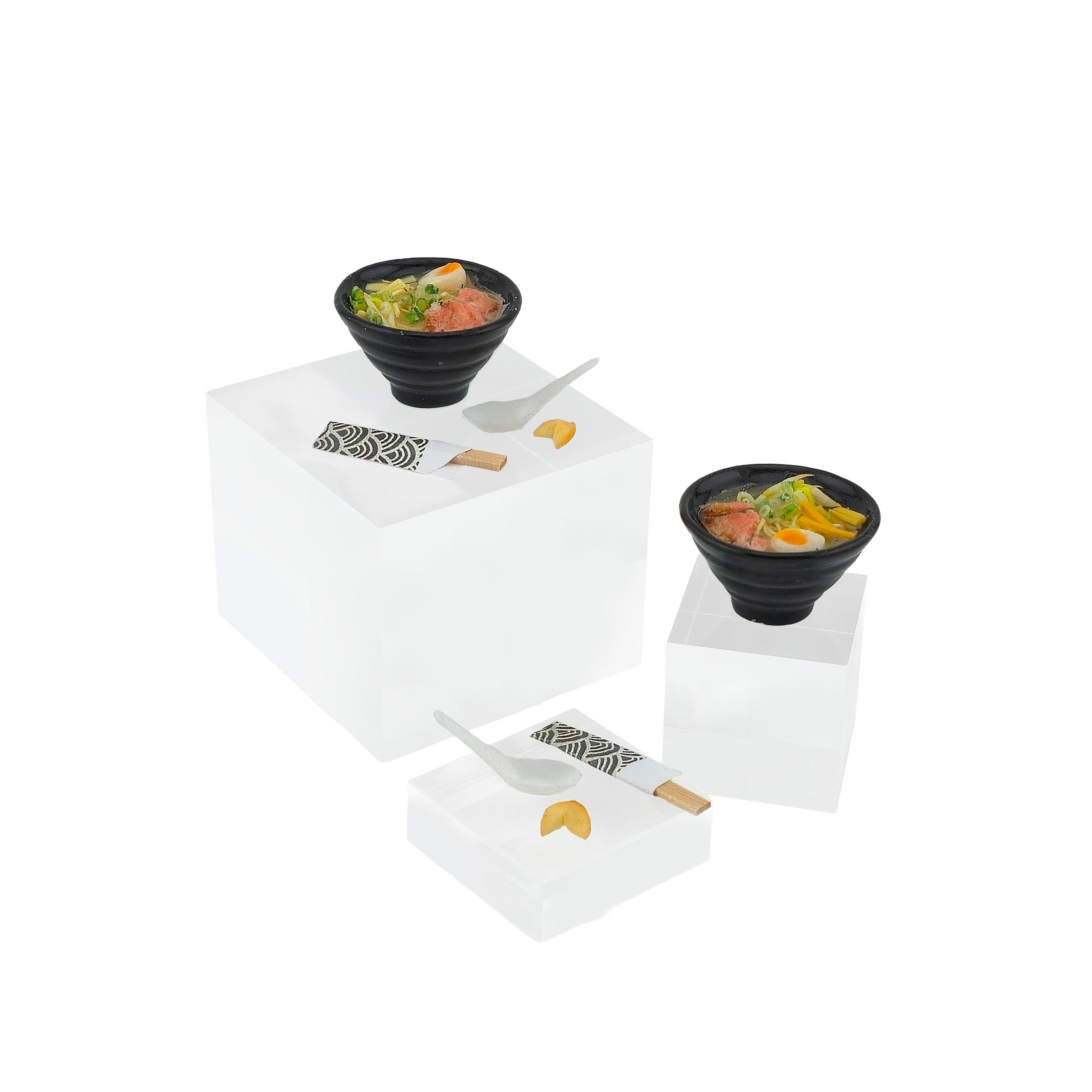 Artisan Ramen Dinner for Two with Chopsticks, Spoons & Fortune Cookies