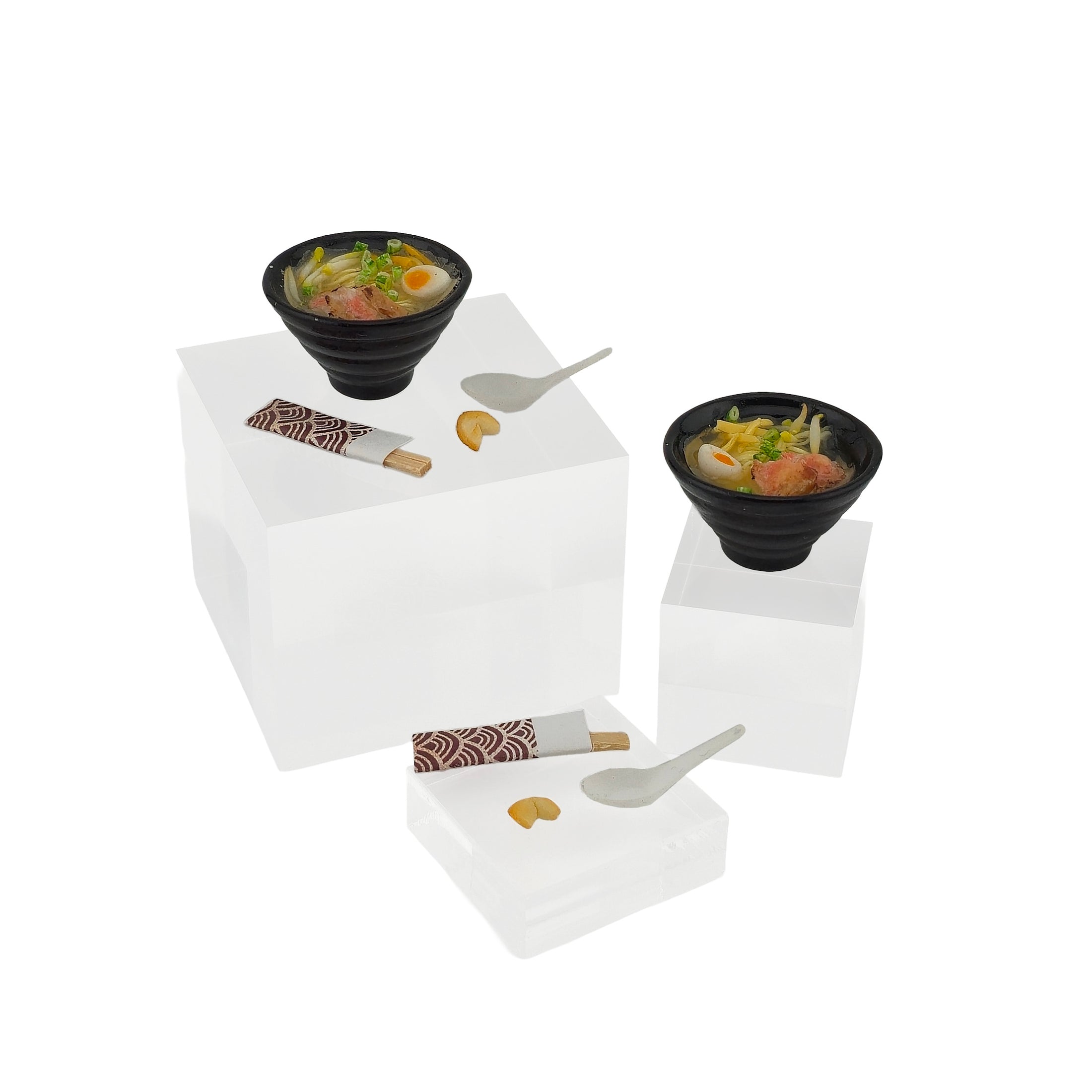 Artisan Japanese Ramen Dinner for Two with Chopsticks & Soup Spoons
