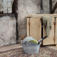 Load image into Gallery viewer, Artisan Country Wash Basin with Dirty Dishes & Kitchenware 1:12 Scale
