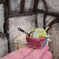 Load image into Gallery viewer, Artisan Country Wash Basin with Dirty Dishes & Kitchenware 1:12 Scale
