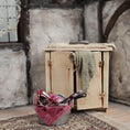 Load image into Gallery viewer, Artisan Miniature Wash Basin with Dirty Dishes on Gingham Cloth in 1:12 Scale
