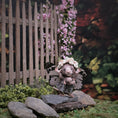 Load image into Gallery viewer, Aleah Klay OOAK Fairy Mouse Mother with Baby, Butterfly Wings & Flower Crown
