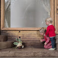 Load image into Gallery viewer, Aleah Klay Dragon Fairy Girl with Pet Ladybugs, Handbag & Polka Dot Dress
