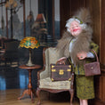 Load image into Gallery viewer, Miniature Louis Vuitton-Style Monogram Hardcase Vanity Trunk with Gold Hardware
