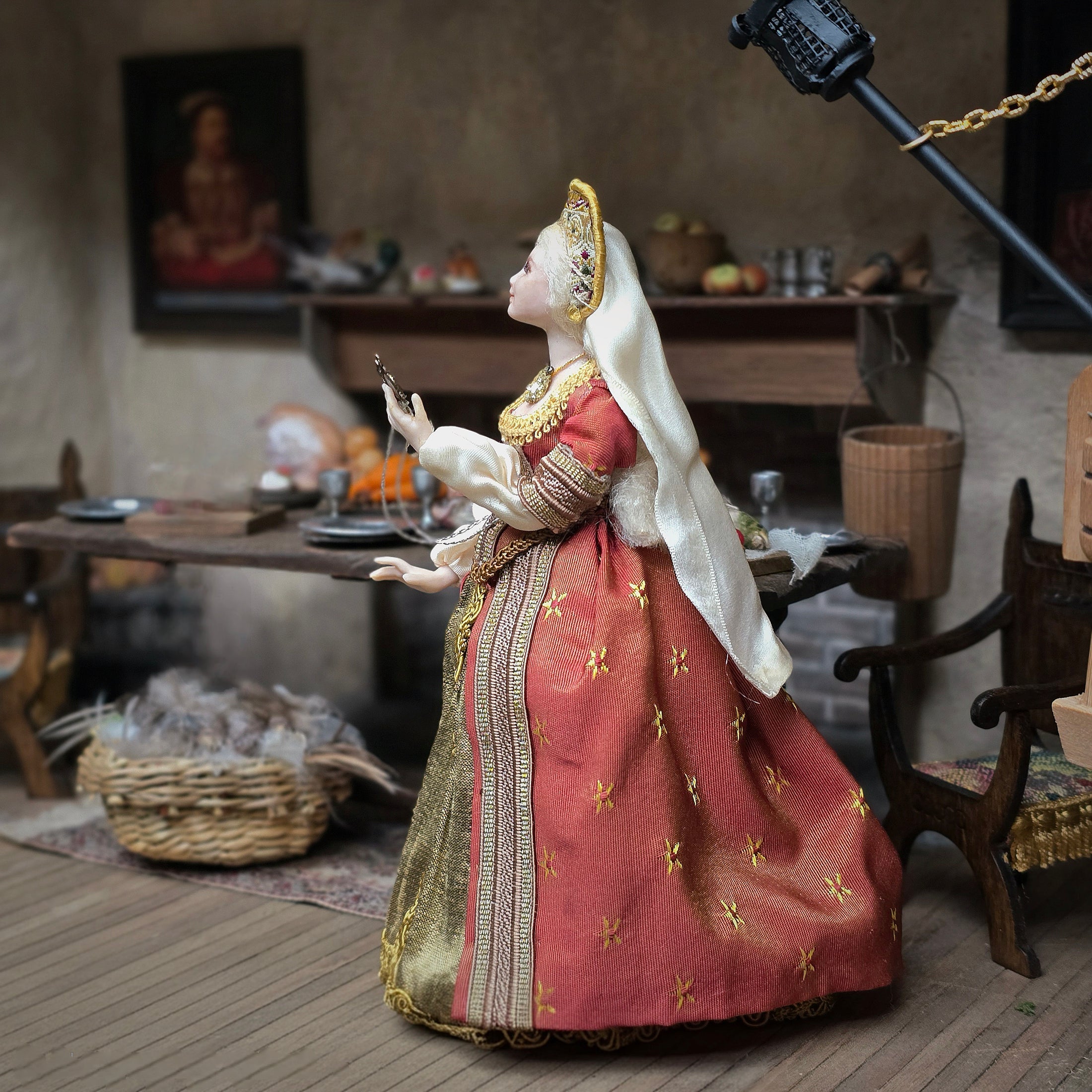 Viola Williams “Lady Elizabeth” OOAK Tudor Lady Porcelain Doll
