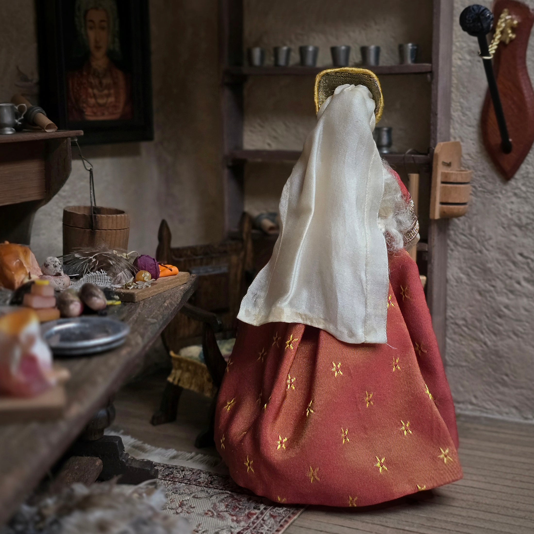 Viola Williams “Lady Elizabeth” OOAK Tudor Lady Porcelain Doll